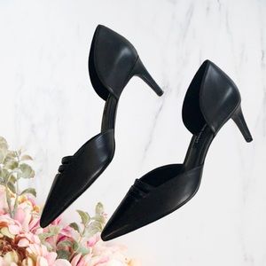 Nine West Leather Pointy Heels